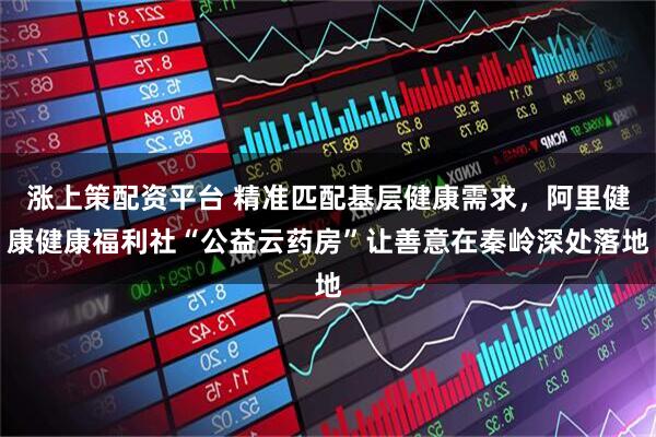 涨上策配资平台 精准匹配基层健康需求，阿里健康健康福利社“公益云药房”让善意在秦岭深处落地